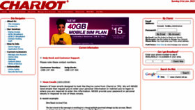 What Chariot.net.au website looked like in 2021 (3 years ago)
