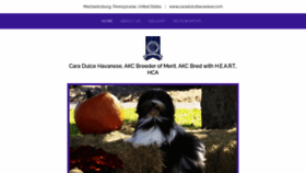 What Caradulcehavanese.com website looked like in 2021 (3 years ago)