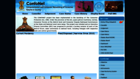 What Confonet.nic.in website looked like in 2021 (3 years ago)