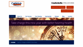 What Crawfordsvilleaudiology.com website looked like in 2021 (3 years ago)