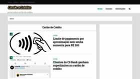 What Cartaoacredito.com website looked like in 2021 (3 years ago)