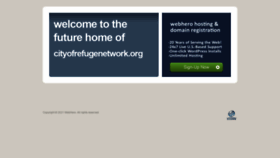 What Cityofrefugenetwork.org website looked like in 2021 (3 years ago)