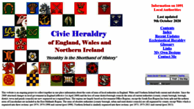 What Civicheraldry.co.uk website looked like in 2021 (3 years ago)