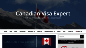 What Canadianvisaexpert.org website looked like in 2021 (3 years ago)