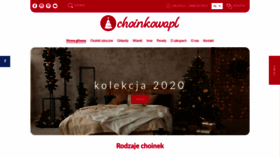What Choinkowo.pl website looked like in 2021 (3 years ago)