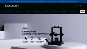 What Creality3dofficial.com website looked like in 2021 (3 years ago)