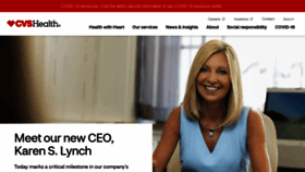 What Cvshealth.com website looked like in 2021 (3 years ago)