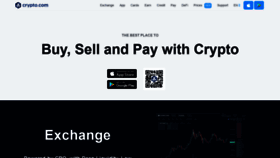 What Crypto.com website looked like in 2021 (3 years ago)