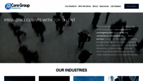 What Coregroupresources.com website looked like in 2021 (3 years ago)
