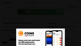 What Coinpaprika.com website looked like in 2021 (3 years ago)