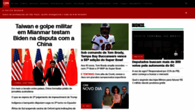 What Cnnbrasil.com.br website looked like in 2021 (3 years ago)