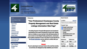 What Chautauqua4rent.com website looked like in 2021 (3 years ago)