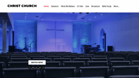What Christchurchli.com website looked like in 2021 (3 years ago)