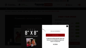 What Canvaschamp.co.uk website looked like in 2021 (4 years ago)