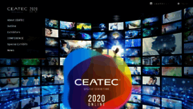 What Ceatec.com website looked like in 2021 (3 years ago)