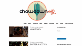 What Chowdowncity.com website looked like in 2021 (3 years ago)