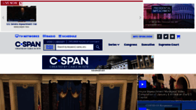 What C-span.org website looked like in 2021 (3 years ago)