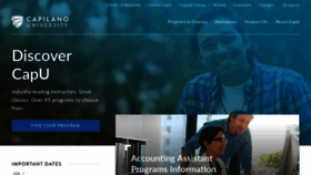 What Capilanou.ca website looked like in 2021 (3 years ago)