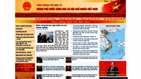 What Chinhphu.vn website looked like in 2021 (3 years ago)