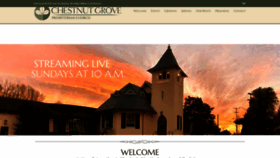 What Chestnutgrovechurch.net website looked like in 2021 (3 years ago)