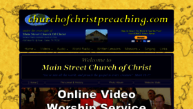 What Churchofchristpreaching.com website looked like in 2021 (3 years ago)