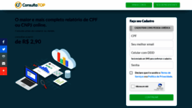 What Consultatop.com.br website looked like in 2021 (3 years ago)