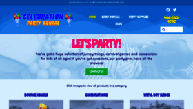 What Celebrationpartyrental.net website looked like in 2021 (3 years ago)