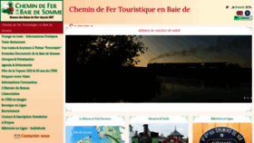 What Chemindefer-baiedesomme.fr website looked like in 2021 (3 years ago)