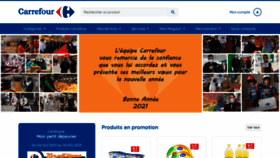 What Carrefour.dz website looked like in 2021 (3 years ago)