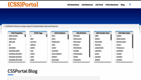 What Cssportal.com website looked like in 2021 (3 years ago)