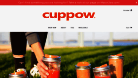 What Cuppow.com website looked like in 2021 (3 years ago)