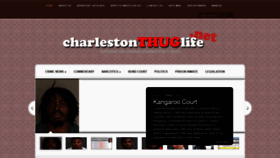 What Charlestonthuglife.net website looked like in 2021 (3 years ago)