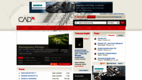 What Cad.pl website looked like in 2021 (3 years ago)