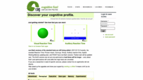 What Cognitivefun.net website looked like in 2021 (3 years ago)