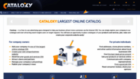 What Cataloxy.com website looked like in 2021 (3 years ago)