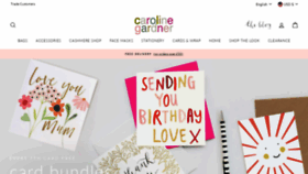 What Carolinegardner.com website looked like in 2021 (3 years ago)