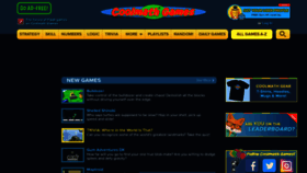 What Coolmathgames.com website looked like in 2021 (3 years ago)