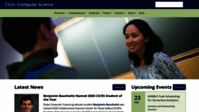 What Cs.duke.edu website looked like in 2021 (4 years ago)