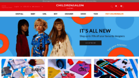 What Childrensalonoutlet.com website looked like in 2021 (3 years ago)