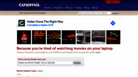 What Cinematreasures.org website looked like in 2021 (3 years ago)