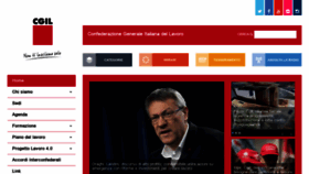 What Cgil.it website looked like in 2021 (3 years ago)