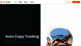 What Copytrade.net website looked like in 2021 (3 years ago)