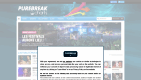 What Chartsinfrance.net website looked like in 2021 (4 years ago)