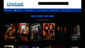 What Cinevood.club website looked like in 2021 (3 years ago)