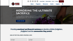 What Cafirefoundation.org website looked like in 2021 (3 years ago)