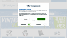 What Cykelgear.dk website looked like in 2021 (3 years ago)