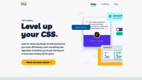 What Cssacademy.com website looked like in 2021 (3 years ago)