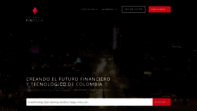 What Colombiafintech.co website looked like in 2021 (3 years ago)