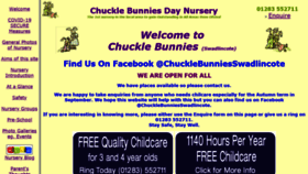 What Chucklebunniesswadlincote.co.uk website looked like in 2021 (3 years ago)