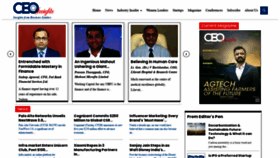 What Ceoinsightsindia.com website looked like in 2021 (3 years ago)